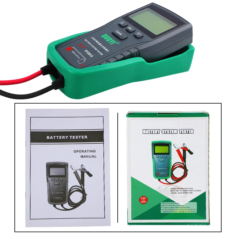 DUOYI DY2015 12V Car Battery T - огляд і ціна Battery Load Tester