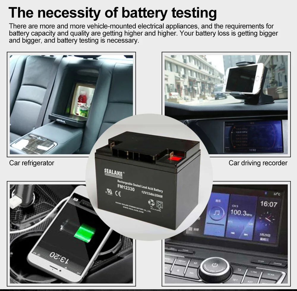 DUOYI DY2015 12V Car Battery T - огляд і ціна Battery Load Tester