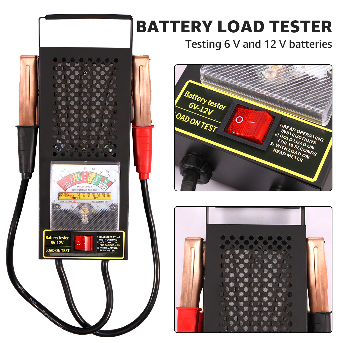 Car Battery Load Tester 6V-12V - огляд і ціна Battery Load Tester