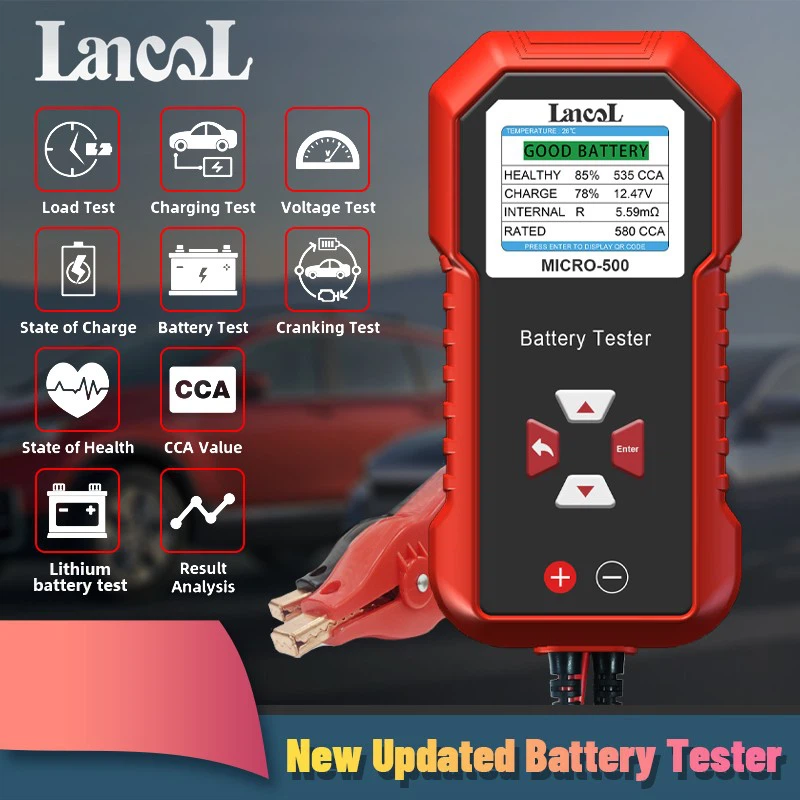 Lancol Micro 500 12V 24V Car B - огляд і ціна Battery Load Tester