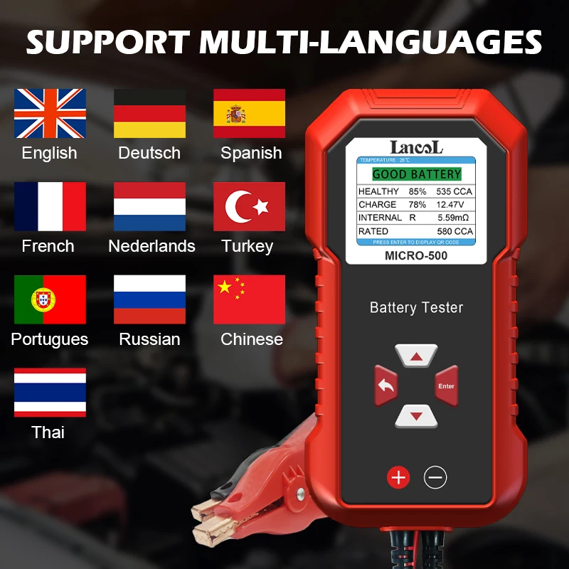 Lancol Micro 500 12V 24V Car B - огляд і ціна Battery Load Tester