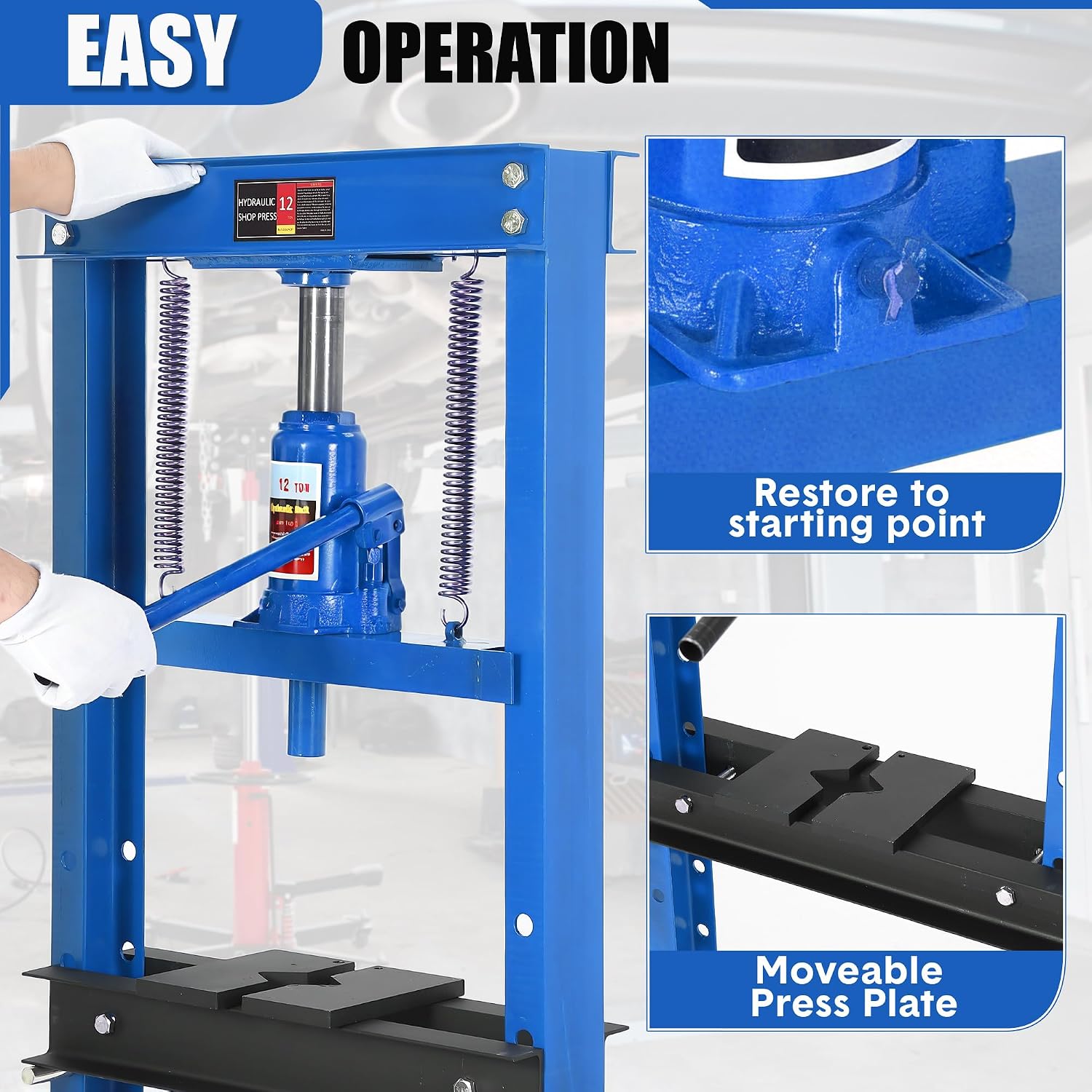 Tacleekii 6T Hydraulic Press H - огляд і ціна Car Frame Straightening