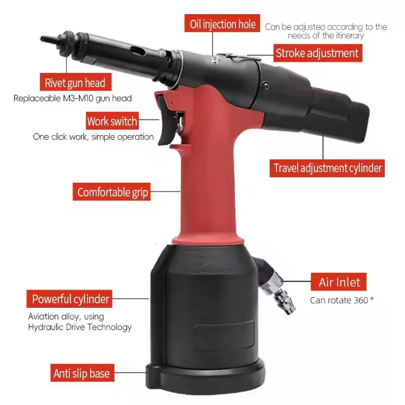 2026Heavy-duty Industrial Pneu - огляд і ціна Rivet Gun Air